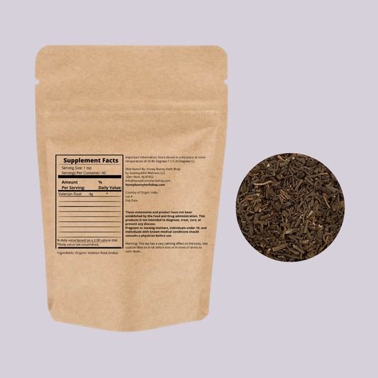 Organic Valerian Root Tea (calm the body, mind, and digestive system & better sleep)