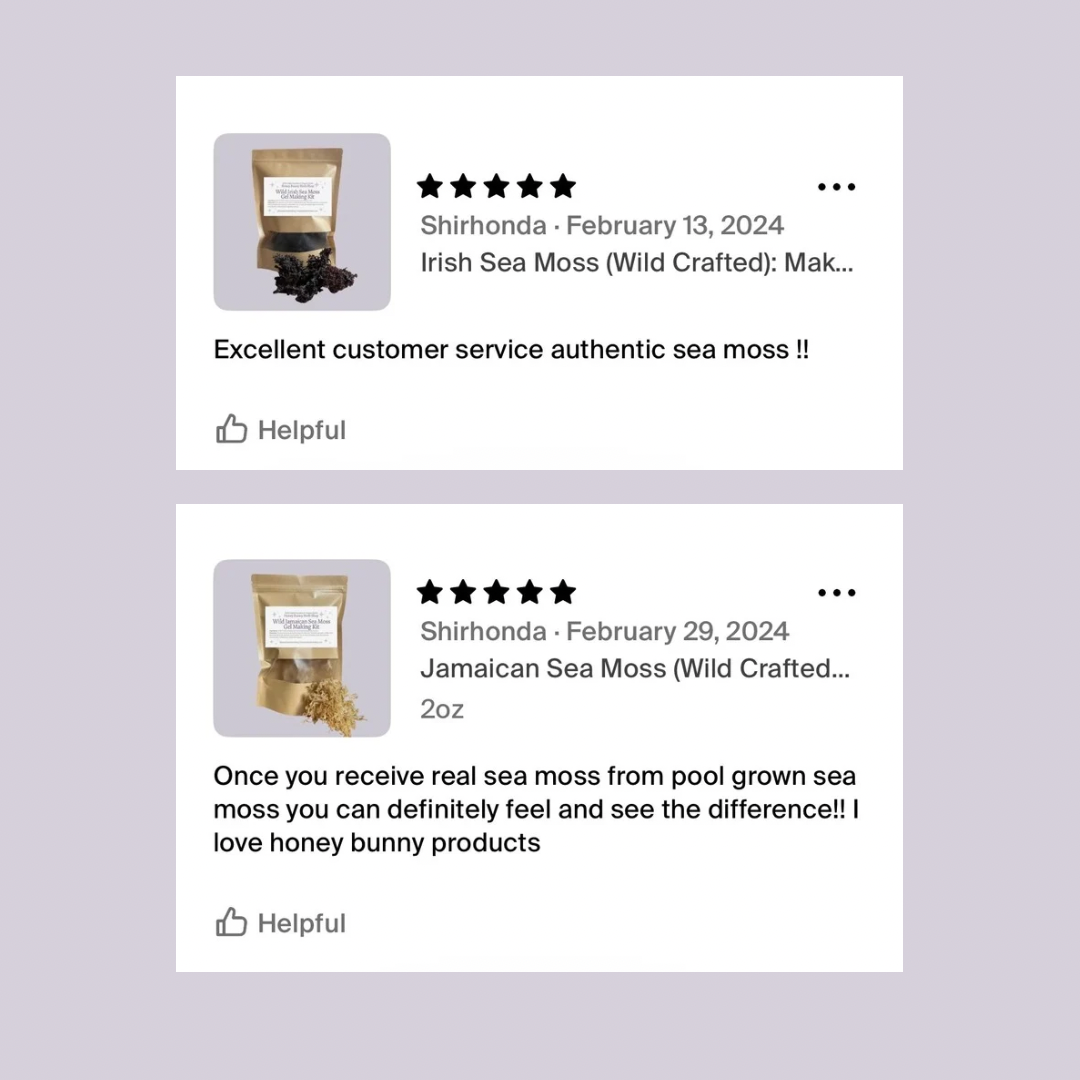 Irish SEA MOSS Capsules (fill in mineral deficiencies, boost skin health, gut health, & more)