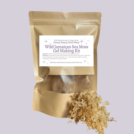 Jamaican Sea Moss (Wild Crafted Gold): Makes 3-4 Jars of Sea Moss Gel