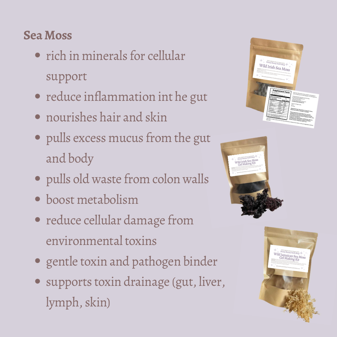 Cleanse Package: Colon Rescue, Sea Moss, Daily Digestive Support, & Tea