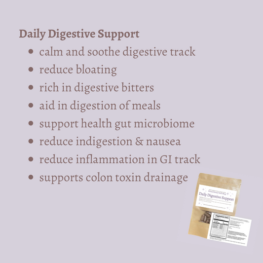 Daily Digestive Support Herbal Capsules (digestive support & bloat fighter)