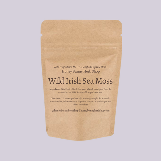 Irish SEA MOSS Capsules (fill in mineral deficiencies, boost skin health, gut health, & more)