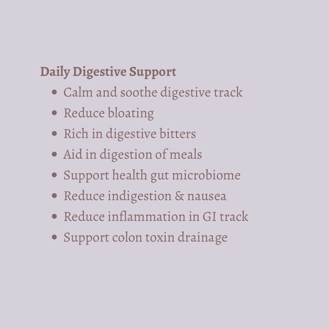 Daily Digestive Support Herbal Capsules (digestive support & bloat fighter)