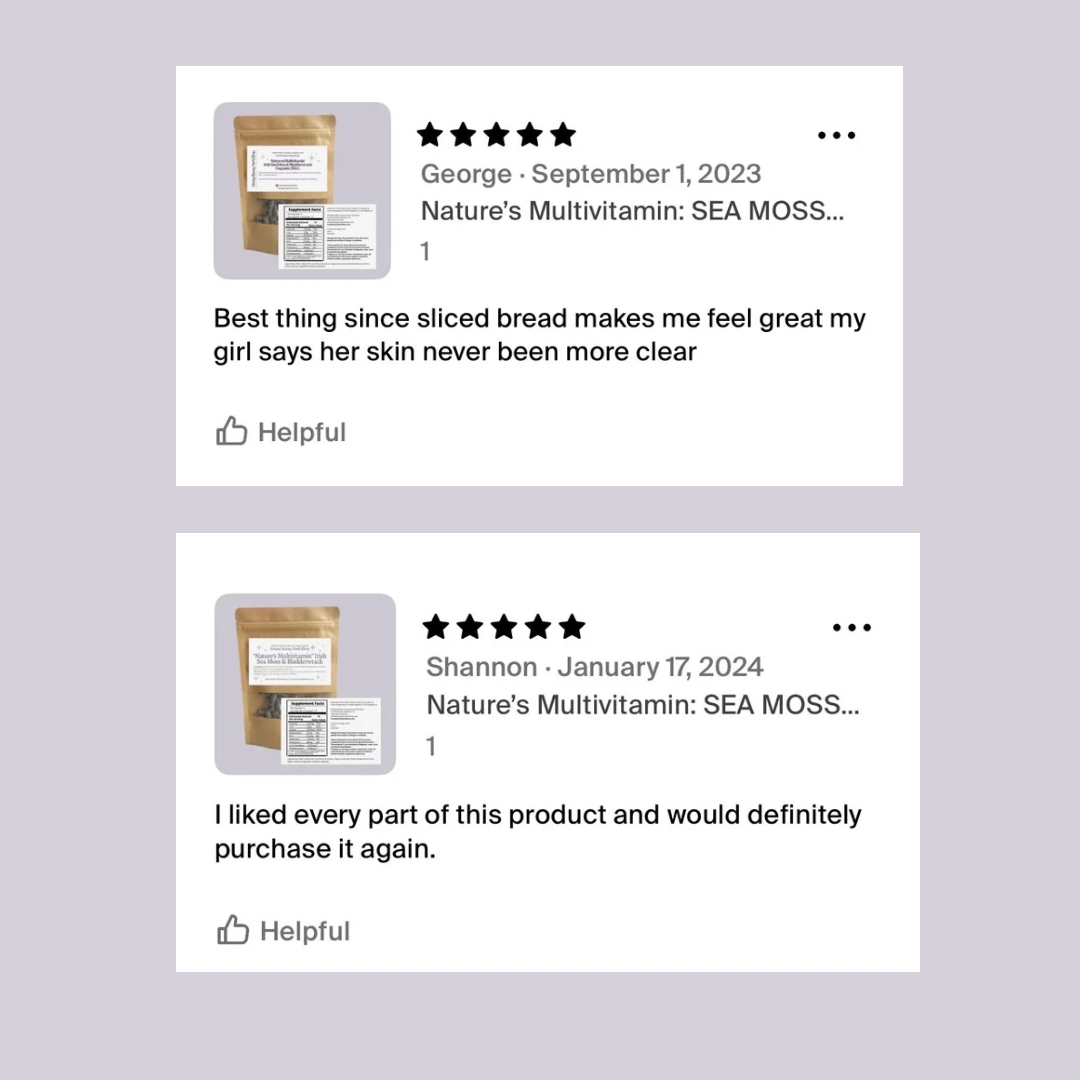 Daily Drainage & Support Package: Sea Moss, Daily Digestive Support, Pathogen Prevent & Tea
